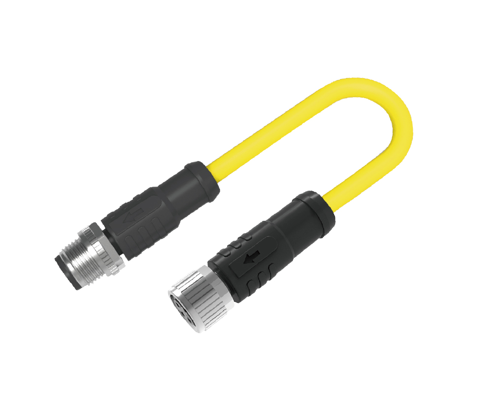 訂貨號：M12L-MS-5P-M12L-FS-□□-PVC